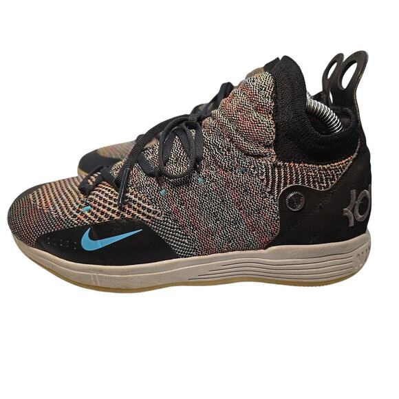 Nike KD Xi 11 Kevin Durant GS Basketball Shoes Multi-Color 7 Youth (AH3465- 001) - Picture 1 of 8